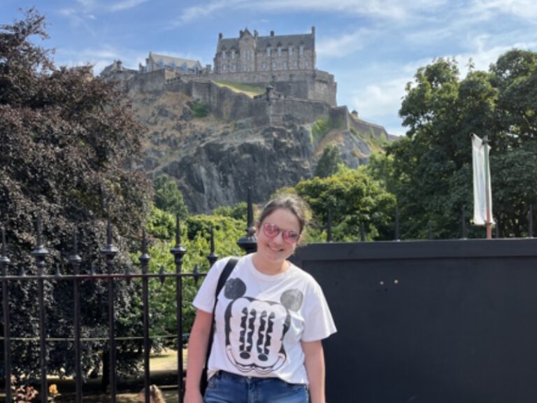 Castelo de Edimburgo na Escócia