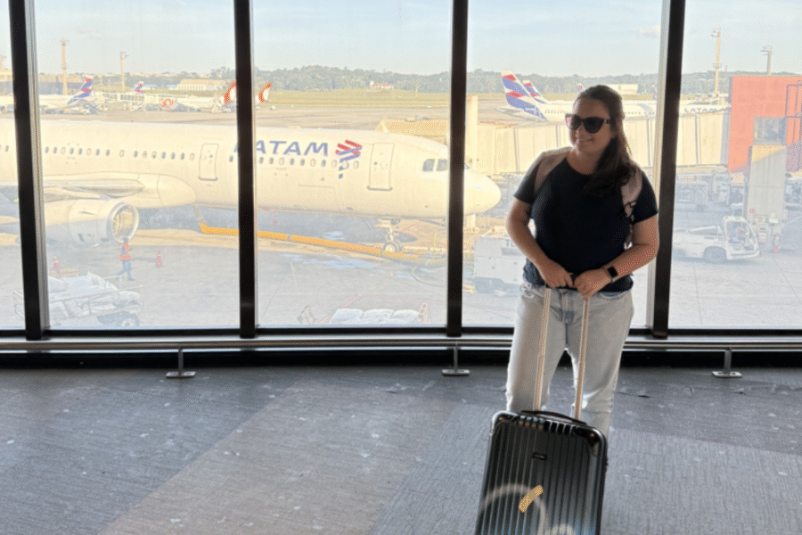 Roupas para viajar de avião